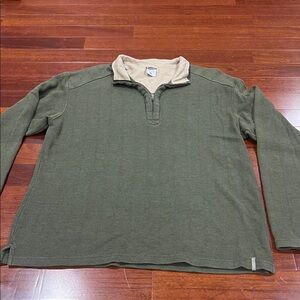 Columbia Forest Green Quarter-Zip Sweater